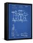 PP852-Blueprint Frank Ippolito Practice Drum Set Patent Poster-Cole Borders-Framed Stretched Canvas