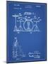 PP852-Blueprint Frank Ippolito Practice Drum Set Patent Poster-Cole Borders-Mounted Giclee Print