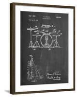 PP852-Chalkboard Frank Ippolito Practice Drum Set Patent Poster-Cole Borders-Framed Giclee Print