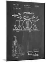 PP852-Chalkboard Frank Ippolito Practice Drum Set Patent Poster-Cole Borders-Mounted Giclee Print