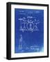 PP852-Faded Blueprint Frank Ippolito Practice Drum Set Patent Poster-Cole Borders-Framed Giclee Print