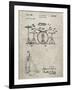 PP852-Sandstone Frank Ippolito Practice Drum Set Patent Poster-Cole Borders-Framed Giclee Print