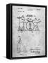 PP852-Slate Frank Ippolito Practice Drum Set Patent Poster-Cole Borders-Framed Stretched Canvas