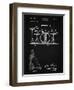 PP852-Vintage Black Frank Ippolito Practice Drum Set Patent Poster-Cole Borders-Framed Giclee Print