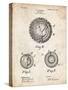 PP856-Vintage Parchment Golf Ball 1902 Patent Poster-Cole Borders-Stretched Canvas