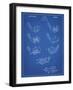 PP857-Blueprint Golf Club Head Patent Poster-Cole Borders-Framed Giclee Print