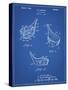 PP858-Blueprint Golf Fairway Club Head Patent Poster-Cole Borders-Stretched Canvas