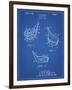 PP858-Blueprint Golf Fairway Club Head Patent Poster-Cole Borders-Framed Giclee Print