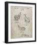 PP858-Sandstone Golf Fairway Club Head Patent Poster-Cole Borders-Framed Giclee Print