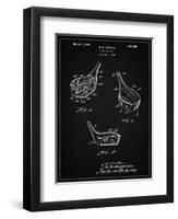 PP858-Vintage Black Golf Fairway Club Head Patent Poster-Cole Borders-Framed Giclee Print