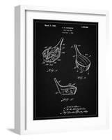 PP858-Vintage Black Golf Fairway Club Head Patent Poster-Cole Borders-Framed Giclee Print