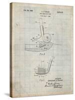 PP859-Antique Grid Parchment Golf Sand Wedge Patent Poster-Cole Borders-Stretched Canvas