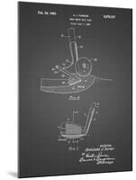 PP859-Black Grid Golf Sand Wedge Patent Poster-Cole Borders-Mounted Giclee Print