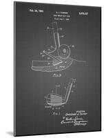 PP859-Black Grid Golf Sand Wedge Patent Poster-Cole Borders-Mounted Giclee Print