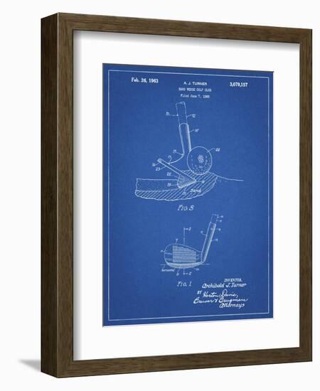 PP859-Blueprint Golf Sand Wedge Patent Poster-Cole Borders-Framed Giclee Print