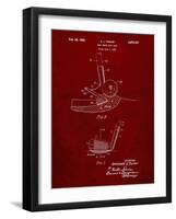 PP859-Burgundy Golf Sand Wedge Patent Poster-Cole Borders-Framed Giclee Print