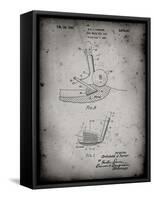 PP859-Faded Grey Golf Sand Wedge Patent Poster-Cole Borders-Framed Stretched Canvas