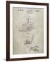 PP859-Sandstone Golf Sand Wedge Patent Poster-Cole Borders-Framed Giclee Print