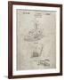 PP859-Sandstone Golf Sand Wedge Patent Poster-Cole Borders-Framed Giclee Print