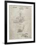 PP859-Sandstone Golf Sand Wedge Patent Poster-Cole Borders-Framed Giclee Print