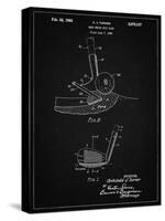 PP859-Vintage Black Golf Sand Wedge Patent Poster-Cole Borders-Stretched Canvas