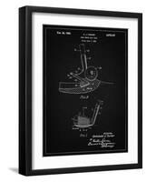 PP859-Vintage Black Golf Sand Wedge Patent Poster-Cole Borders-Framed Giclee Print