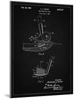 PP859-Vintage Black Golf Sand Wedge Patent Poster-Cole Borders-Mounted Giclee Print