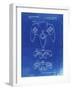 PP86-Faded Blueprint Nintendo 64 Controller Patent Poster-Cole Borders-Framed Giclee Print