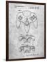 PP86-Slate Nintendo 64 Controller Patent Poster-Cole Borders-Framed Premium Giclee Print