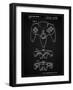 PP86-Vintage Black Nintendo 64 Controller Patent Poster-Cole Borders-Framed Giclee Print