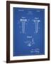 PP860-Blueprint Golf Tee Patent Poster-Cole Borders-Framed Giclee Print