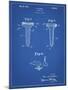 PP860-Blueprint Golf Tee Patent Poster-Cole Borders-Mounted Giclee Print