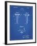 PP860-Blueprint Golf Tee Patent Poster-Cole Borders-Framed Giclee Print