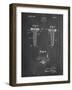 PP860-Chalkboard Golf Tee Patent Poster-Cole Borders-Framed Giclee Print