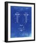 PP860-Faded Blueprint Golf Tee Patent Poster-Cole Borders-Framed Giclee Print