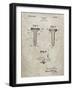 PP860-Sandstone Golf Tee Patent Poster-Cole Borders-Framed Giclee Print