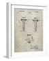 PP860-Sandstone Golf Tee Patent Poster-Cole Borders-Framed Giclee Print