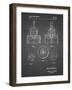 PP880-Black Grid Hole Saw Patent Poster-Cole Borders-Framed Giclee Print