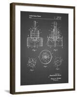 PP880-Black Grid Hole Saw Patent Poster-Cole Borders-Framed Giclee Print