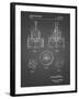 PP880-Black Grid Hole Saw Patent Poster-Cole Borders-Framed Giclee Print