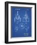 PP880-Blueprint Hole Saw Patent Poster-Cole Borders-Framed Giclee Print