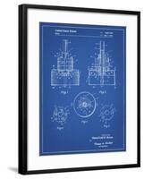 PP880-Blueprint Hole Saw Patent Poster-Cole Borders-Framed Giclee Print