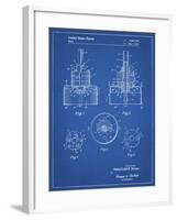PP880-Blueprint Hole Saw Patent Poster-Cole Borders-Framed Giclee Print
