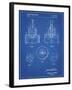 PP880-Blueprint Hole Saw Patent Poster-Cole Borders-Framed Giclee Print