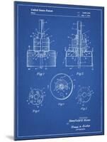 PP880-Blueprint Hole Saw Patent Poster-Cole Borders-Mounted Giclee Print