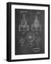 PP880-Chalkboard Hole Saw Patent Poster-Cole Borders-Framed Giclee Print