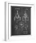 PP880-Chalkboard Hole Saw Patent Poster-Cole Borders-Framed Giclee Print