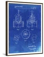 PP880-Faded Blueprint Hole Saw Patent Poster-Cole Borders-Framed Premium Giclee Print