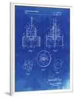 PP880-Faded Blueprint Hole Saw Patent Poster-Cole Borders-Framed Premium Giclee Print