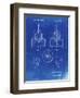 PP880-Faded Blueprint Hole Saw Patent Poster-Cole Borders-Framed Premium Giclee Print